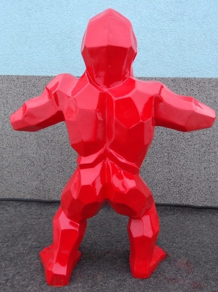 Goryl geometryczny czerwony