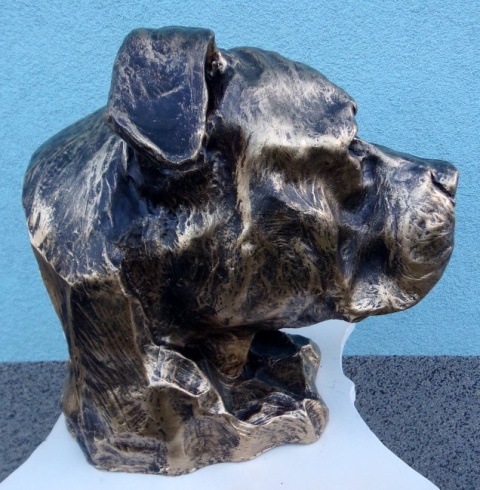 Popiersie Staffordshire Bull Terrier