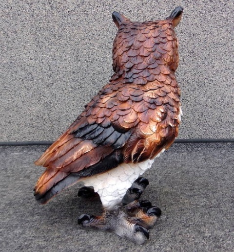 Sowa na nóżkach brązowa